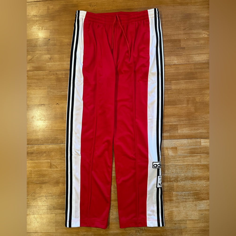 ADIDAS Women's Red / White Adibreak Pants - Picture 2 of 8
